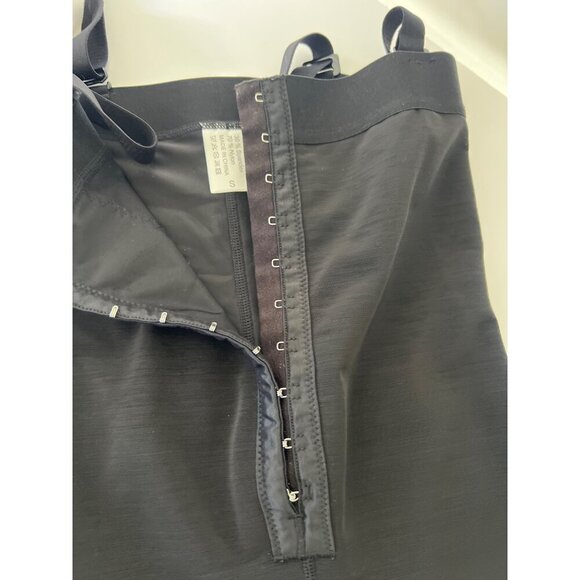 Women's Black Full Body Shaper with Adjustable Straps & Lace Trim Size Small - Picture 4 of 10